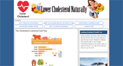 Desktop Screenshot of cholesterol-lowering.com