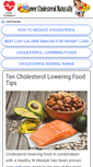 Mobile Screenshot of cholesterol-lowering.com